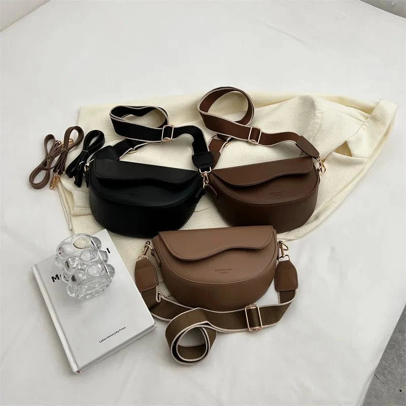 Fiona™ - Elegante Ledersatteltasche für stilbewusste Damen