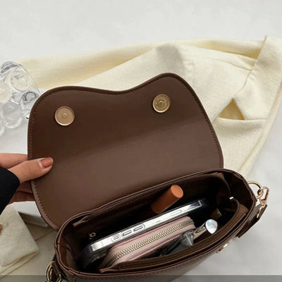 Fiona™ - Elegante Ledersatteltasche für stilbewusste Damen