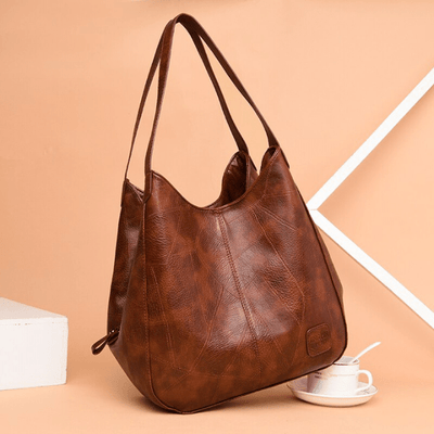 Naoko™ - Stilvolle Große Leder-Umhängetasche für Damen
