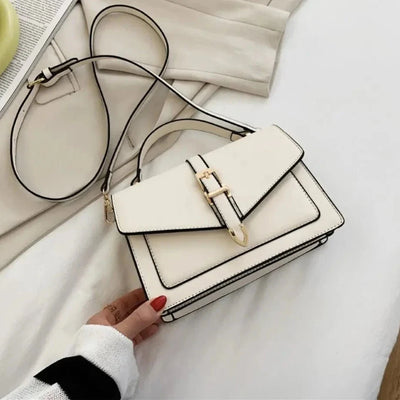 Olive™ - Elegante Flap Leder-Umhängetasche für stilvollen Alltagsschutz