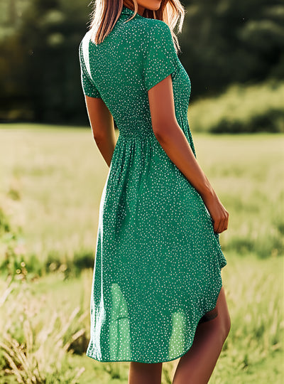 Suse™ - Feminines Wickelkleid mit Blütenmuster