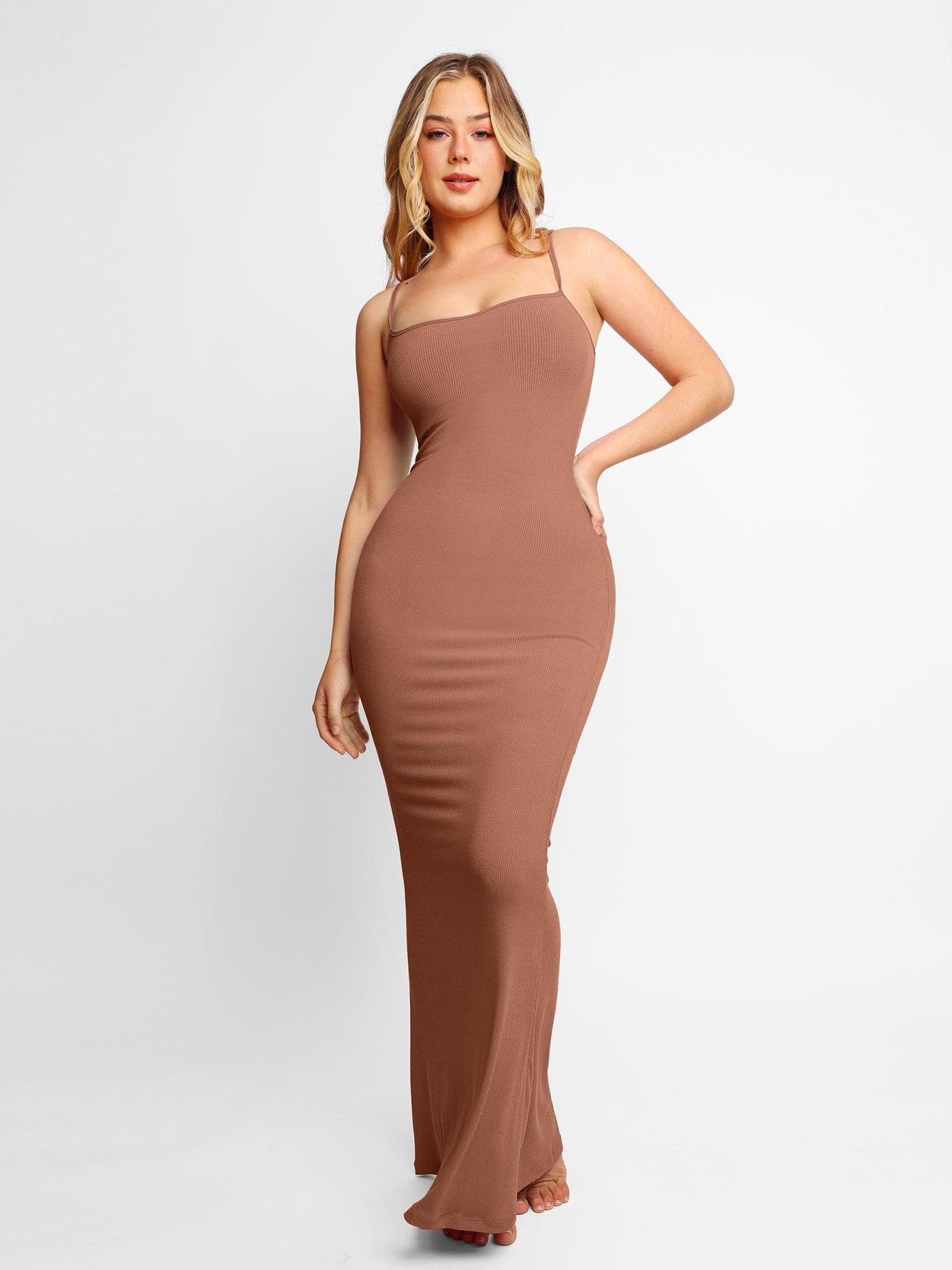 Klara - Shapewear Kleid mit integriertem Korsett und Spagethi Trägern