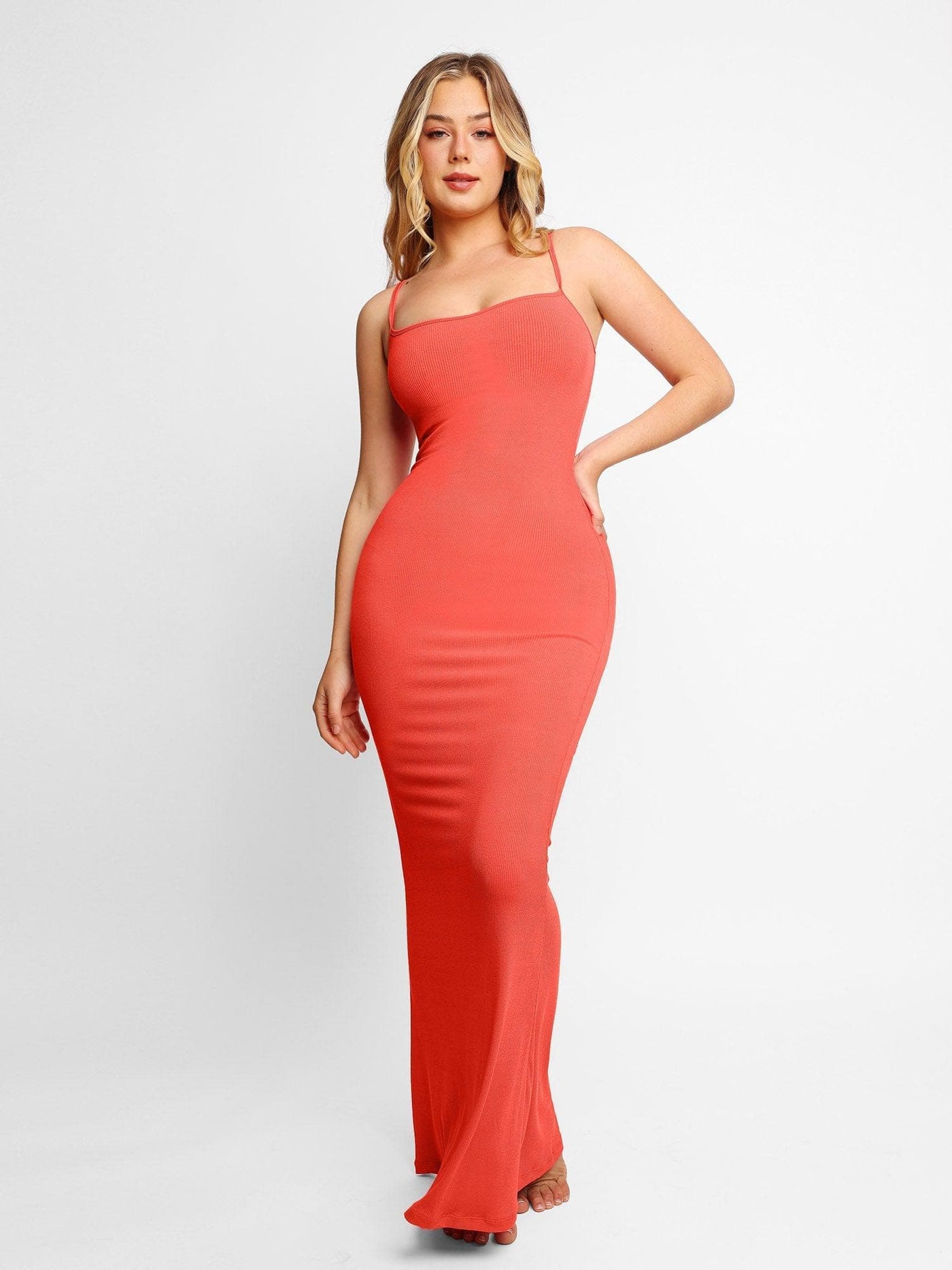 Klara - Shapewear Kleid mit integriertem Korsett und Spagethi Trägern