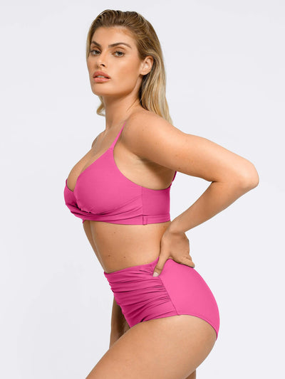 Vivienne™ Formende Raffung Bikini Set | Shapewear Bikini | Formende Bademode