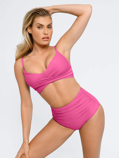 Vivienne™ Formende Raffung Bikini Set | Shapewear Bikini | Formende Bademode