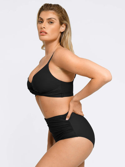 Vivienne™ Formende Raffung Bikini Set | Shapewear Bikini | Formende Bademode
