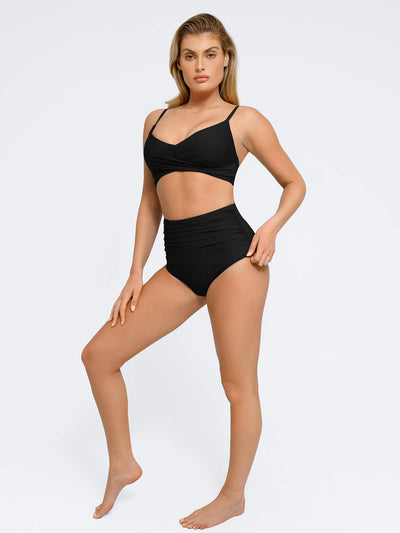 Vivienne™ Formende Raffung Bikini Set | Shapewear Bikini | Formende Bademode