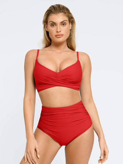 Vivienne™ Formende Raffung Bikini Set | Shapewear Bikini | Formende Bademode