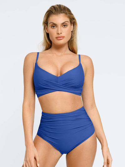 Vivienne™ Formende Raffung Bikini Set | Shapewear Bikini | Formende Bademode