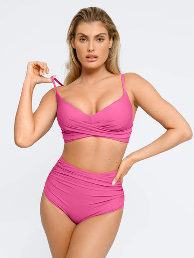 Vivienne™ Formende Raffung Bikini Set | Shapewear Bikini | Formende Bademode