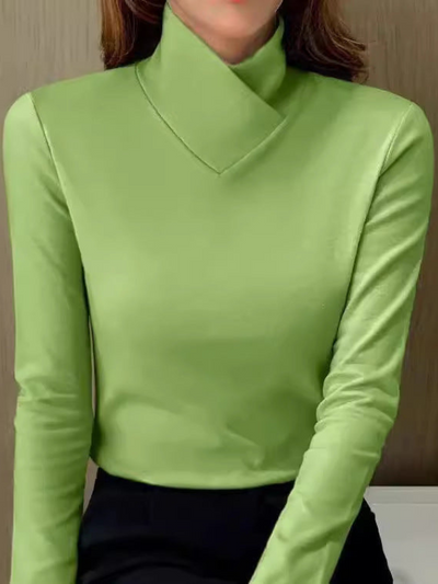 JESSICA - ELEGANTER ROLLKRAGENPULLOVER MIT HOHEM KRAGEN