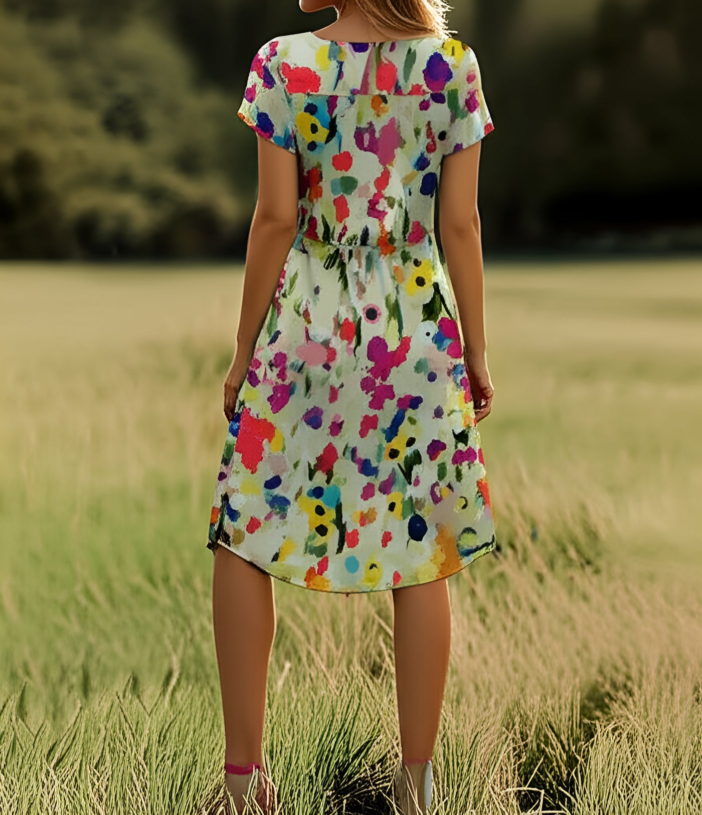 Aria™ - Buntes Blumenkleid